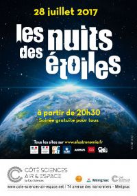 La Nuit des Étoiles 2017. Le vendredi 28 juillet 2017 à Mérignac. Gironde.  20H30